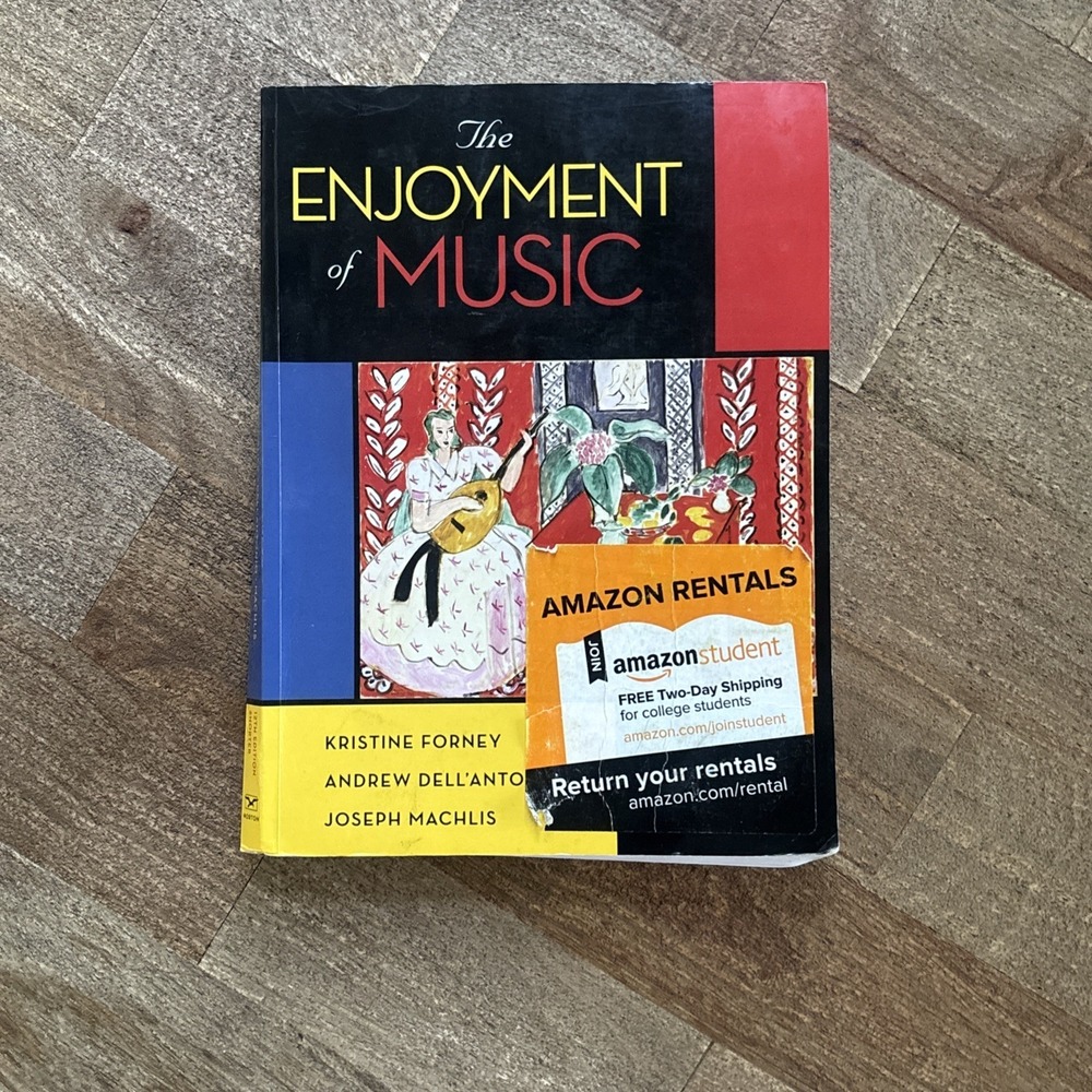 The Enjoyment of Music by Joseph Machlis 9780393936384 12th Edition‎